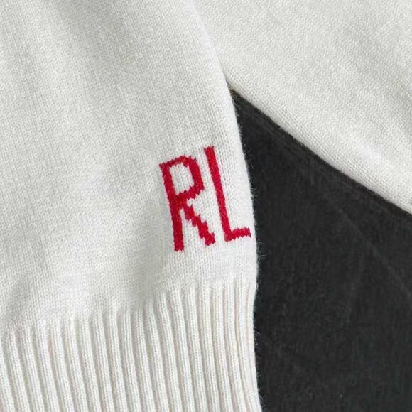 Polo Ralph Lauren White sweater with cartoon bear pattern - Picture 6 of 8